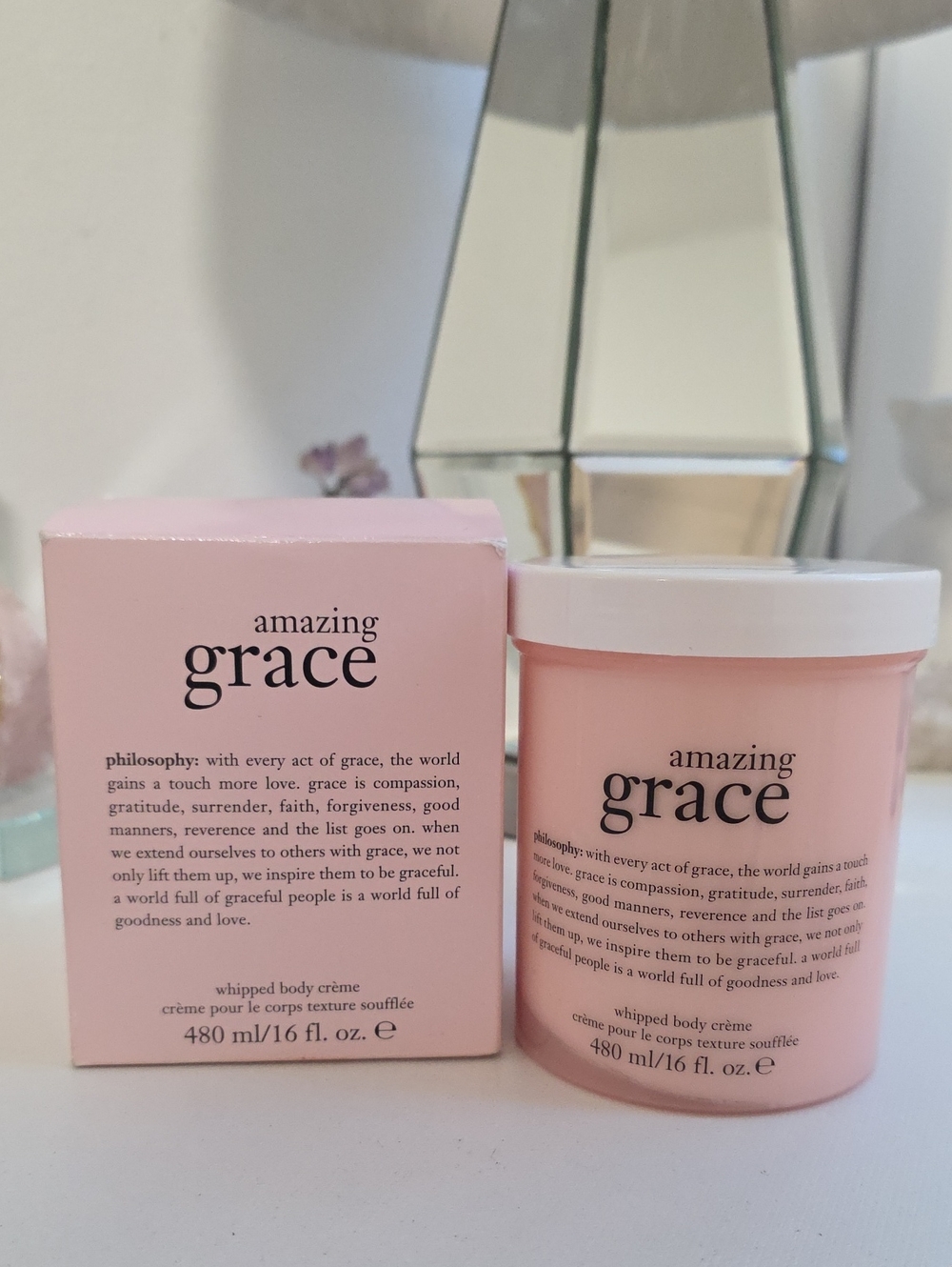 NEW Philosophy Amazing Grace Whipped Body Cream 16 oz.